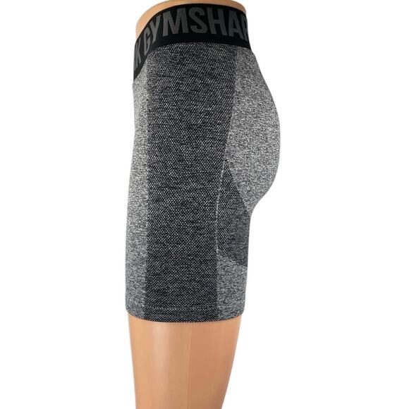 Gymshark Flex Women's Gray Gym Fitness Athletic Activewear Biker Shorts Size S - Picture 2 of 3